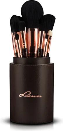 Luvia Cosmetics Kosmetikpinsel-Set Golden Queen, 15