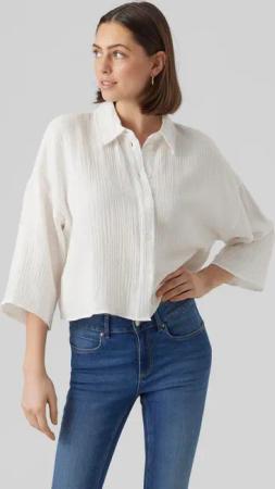 Vero Moda Hemdbluse VMNATALI CROP SHIRT