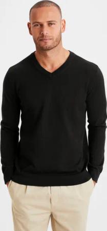 H.I.S Strickpullover mit V-Ausschnitt, Pullover aus