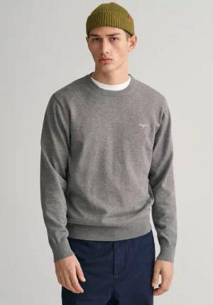 Gant Rundhalspullover CLASSIC COTTON C-NECK Premium