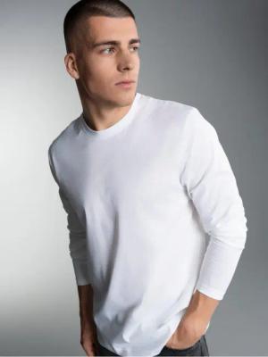 Trigema T-Shirt TRIGEMA Langarmshirt aus 100%