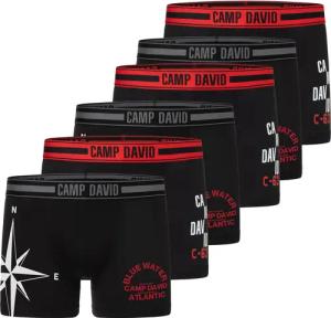 CAMP DAVID Boxershorts Boxershorts 6er Pack
