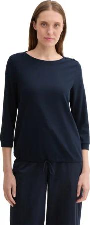 TOM TAILOR 3/4-Arm-Shirt mit Kordelzug am