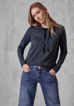 CECIL Kapuzenshirt mit Glitzer-Details