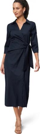 Zero Midikleid zero Midikleid mit Wickeloptik