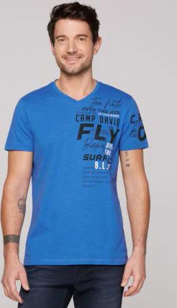 CAMP DAVID V-Shirt aus Baumwolle