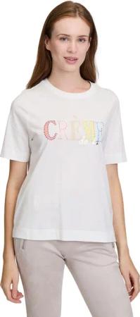 Cartoon Kurzarmshirt Cartoon Printshirt mit Rundhalsausschnitt