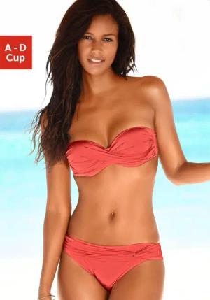LASCANA Bügel-Bandeau-Bikini mit verschiedenen Trägervarianten