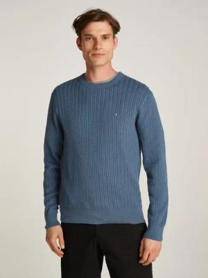 Tommy Hilfiger Strickpullover HERRINGBONE STRUCTURE C