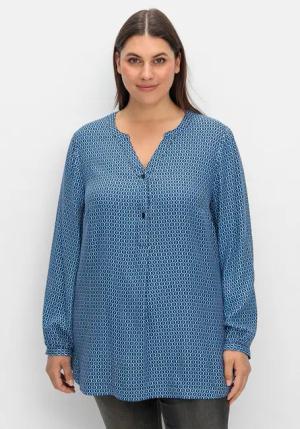 Sheego Longtunika Große Größen mit Minimaldruck