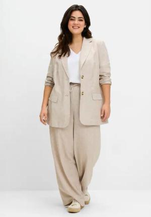 Sheego Schlupfhose Große Größen mit Bindeband,
