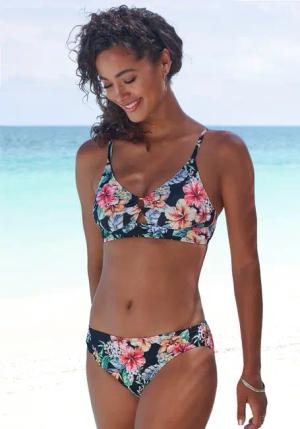 LASCANA Triangel-Bikini-Top Salsa, mit Zierring und