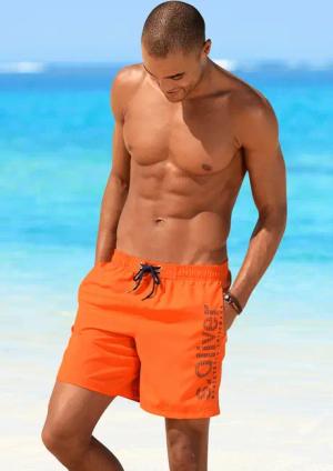 s.Oliver Badeshorts mit trendigem Logoprint