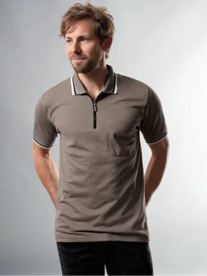 Trigema Poloshirt TRIGEMA Poloshirt mit Reißverschluss