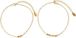 Firetti Fußketten Set Schmuck Geschenk Körperschmuck
