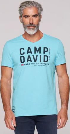 CAMP DAVID V-Shirt mit maskulinem V-Ausschnitt