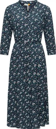 Ragwear Maxikleid Meve Leichtes Langarmkleid mit