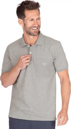Trigema Poloshirt TRIGEMA Polohemd mit Brusttasche