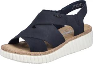 Rieker Plateausandale Sommerschuh, Urlaubschuh Schlupfschuh mit