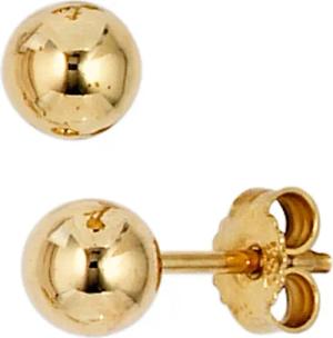 JOBO Paar Ohrstecker Kugel, 333 Gold