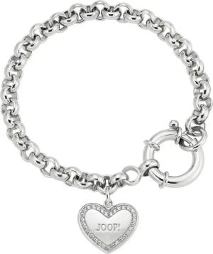 JOOP! Silberarmband Herz, 2025051, mit Zirkonia