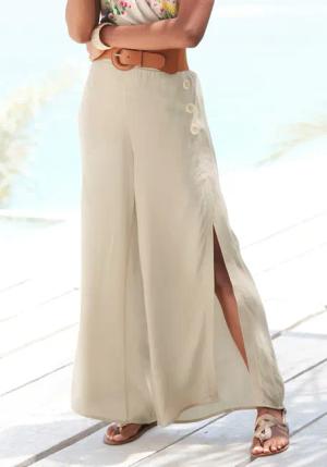 LASCANA Palazzohose mit weitem Bein und