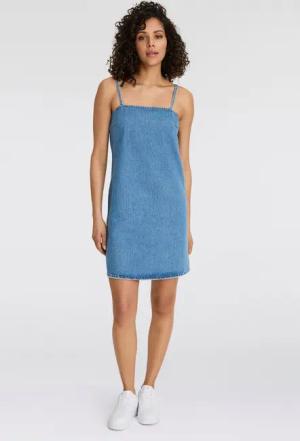 HUGO Blue Jeanskleid Garcy mit Spaghetti