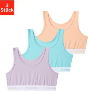 Bench. Bustier (Packung, 3-tlg) mit Logo-Webbund