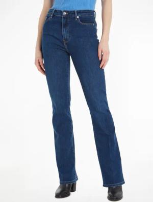 Tommy Hilfiger Bootcut-Jeans mit Bügelfalten