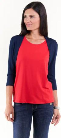 Seidel Moden Shirtjacke mit 3/4 Ärmeln,
