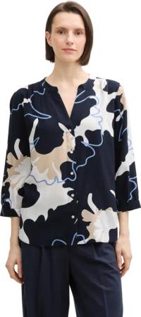 TOM TAILOR Klassische Bluse mit All-Over
