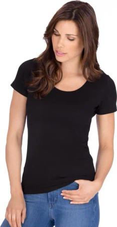 Trigema T-Shirt TRIGEMA Rundhalsshirt aus Viskose