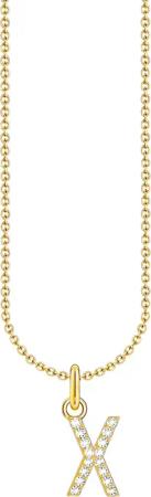 THOMAS SABO Kette mit Anhänger Buchstabe,