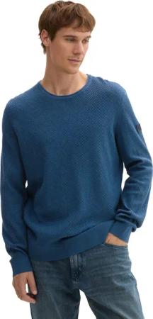 TOM TAILOR Strickpullover mit Rundhalsausschnitt