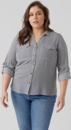 Vero Moda Curve Hemdbluse VMBUMPY L/S