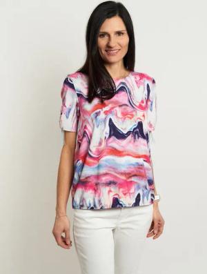 Seidel Moden Kurzarmshirt mit All-Over Print,