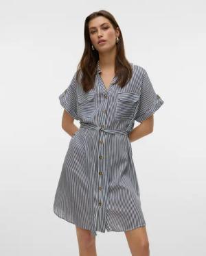 Vero Moda Midikleid VMBUMPY SS SHORT