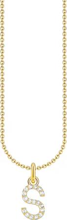 THOMAS SABO Kette mit Anhänger Buchstabe,