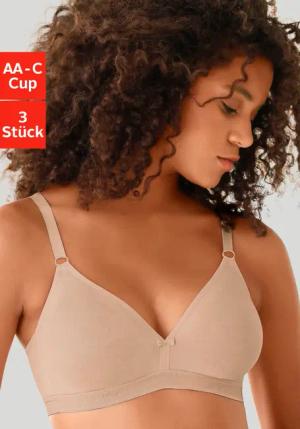 petite fleur Bralette-BH (Packung, 3 Stück)