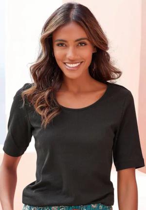 LASCANA Pyjamaoberteil aus Rippstrick