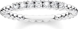 THOMAS SABO Fingerring Kugeln mit Steinen,