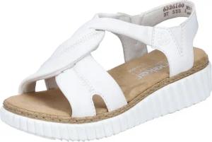 Rieker Sandale, Sommerschuh, Sandalette, Keilabsatz, mit
