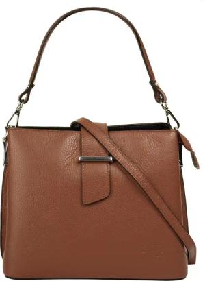 Cluty Henkeltasche, echt Leder, Made in