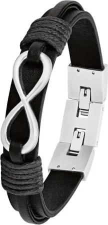 s.Oliver Lederarmband Hauptkollektion - Infinity/Unendlichkeitsschleife, 2026136