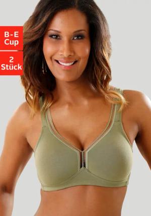 petite fleur T-Shirt-BH (Packung, 2 Stück)