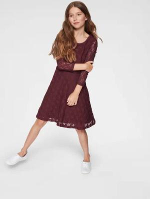 KIDSWORLD Jerseykleid - Spitzenkleid festliche Anlässe,