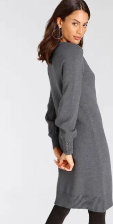 Laura Scott Strickkleid figurbetonter Schnitt, aus