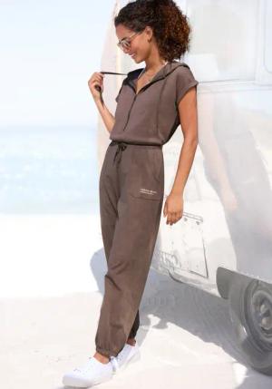 Venice Beach Overall aus Jerseyware, kurzärmliger