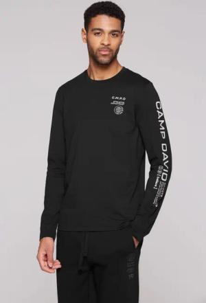 CAMP DAVID Rundhalsshirt mit Necktape