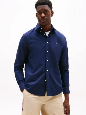 Tommy Hilfiger Langarmhemd SOLID HERITAGE OXFORD